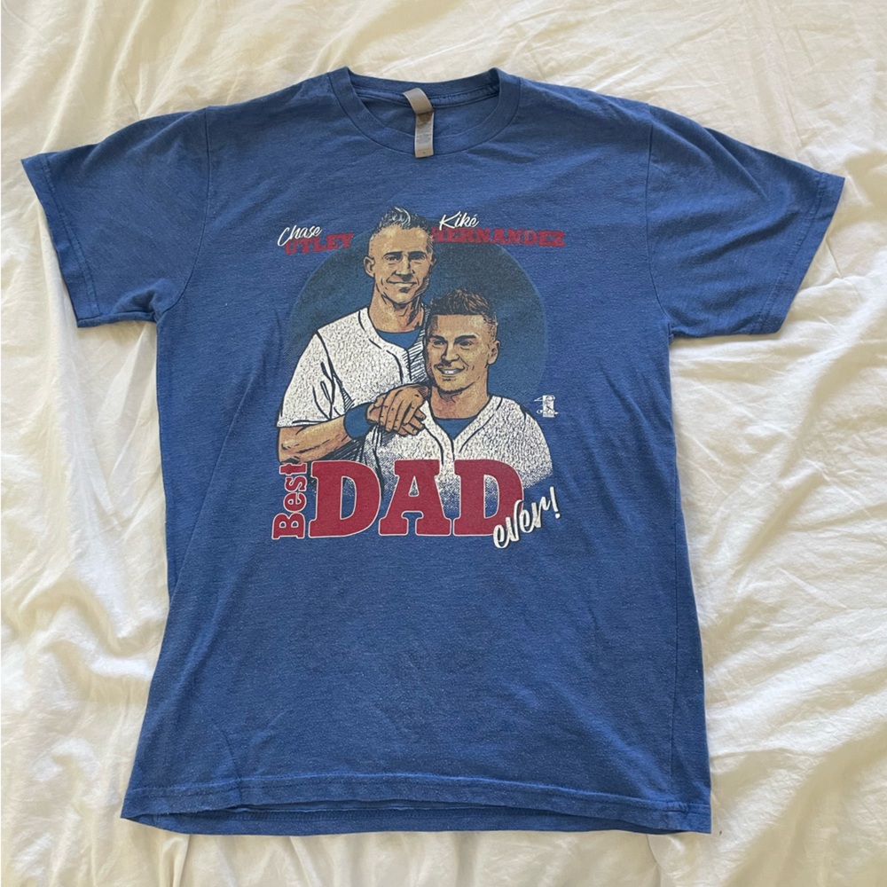 Dodgers Kiké Hernandez and Chase Utley Shirt (Small)